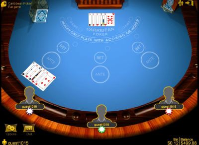 Online poker game